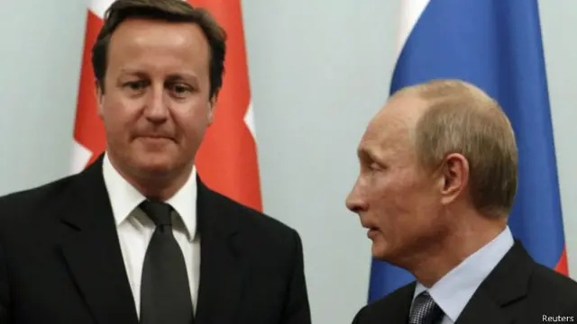 Кемерон та Путін