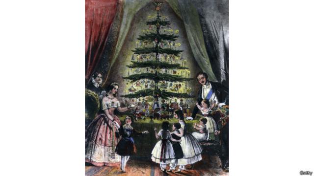 Albert, que era alemão, introduziu na Grã-Bretanha a tradição da árvore de Natal