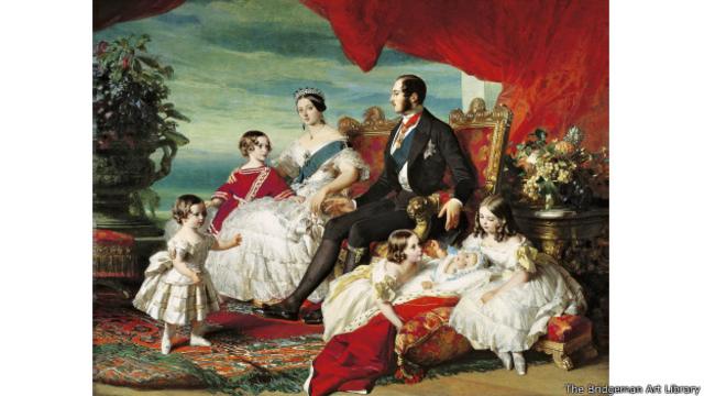 Família real posa em 1846 para Franz Winterhalter, um dos artistas preferidos do casal