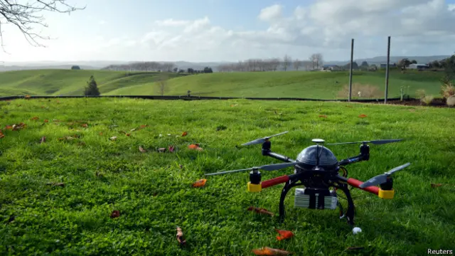 Dron en Nueva Zelanda