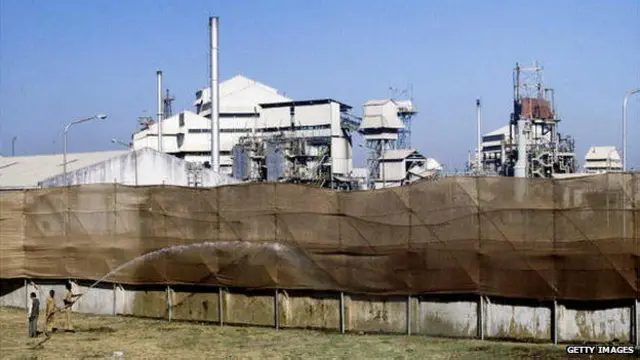 La fuga de de isocianato de metilo de esta planta se cobró la vida de 3.000 personas.
