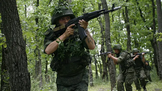 Російський спецназ на навчаннях
