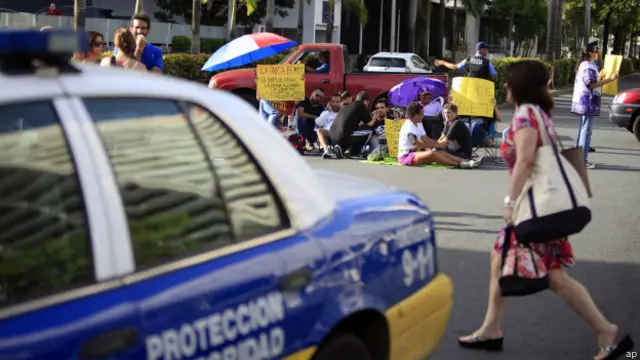 Protesta en Puerto Rico