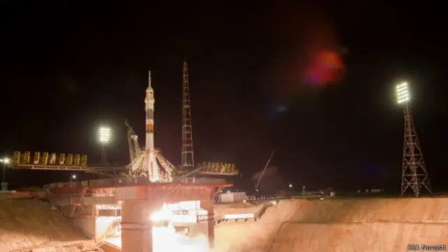 Запуск "Союза" с Байконура