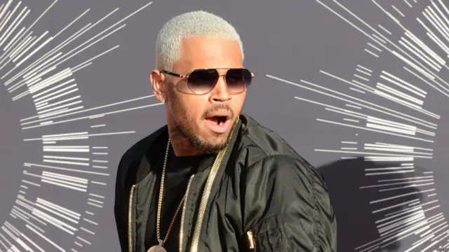 Archives – photo prise le 24 août 2014. Le chanteur Chris Brown sur le tapis rouge des MTV Video Music Awards en Californie, aux Etats-Unis