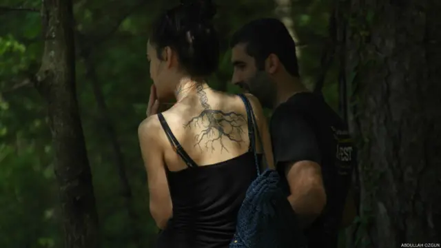 Abdullah Özgün'ün çalışması 