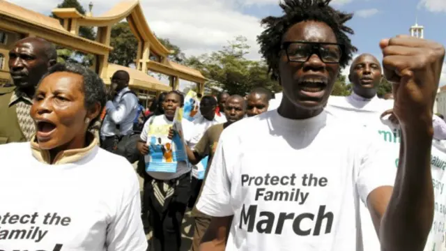 Waandamana Nairobi kupinga jinsia moja