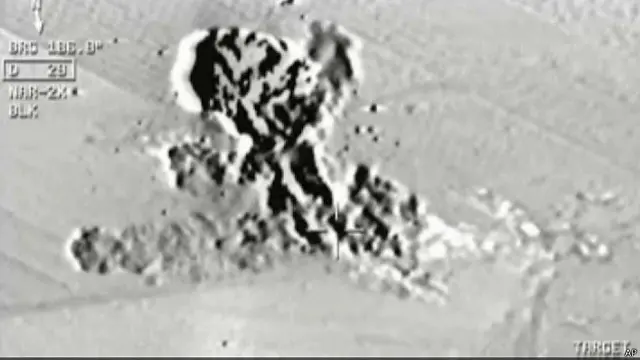 صور وزعها الجيش التركي للغارات التي شنها الطيران التركي 