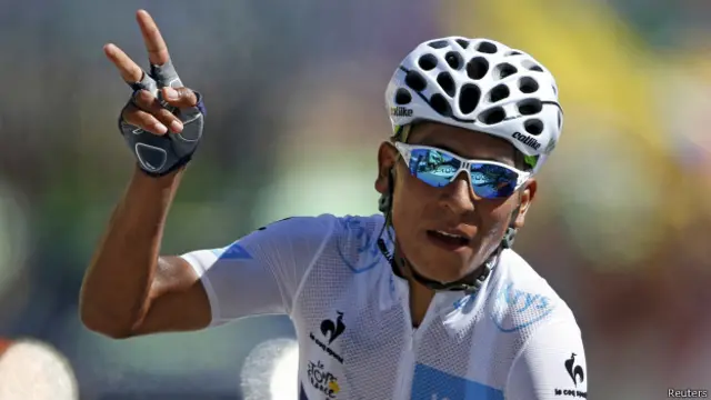 Nairo Quintana, segundo lugar en el tour de Francia