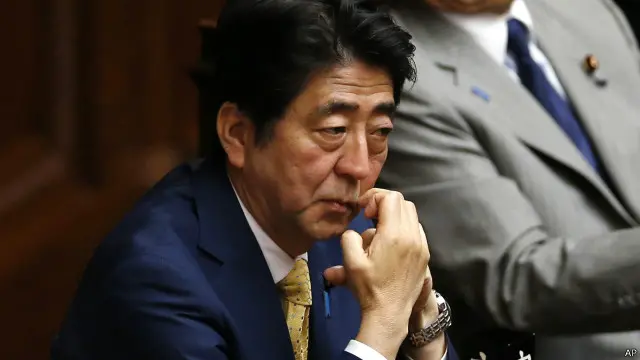 安倍晋三在日本下议院