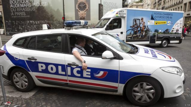 полиция на площади Согласия