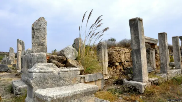 ویرانه‌هایی در ترکیه