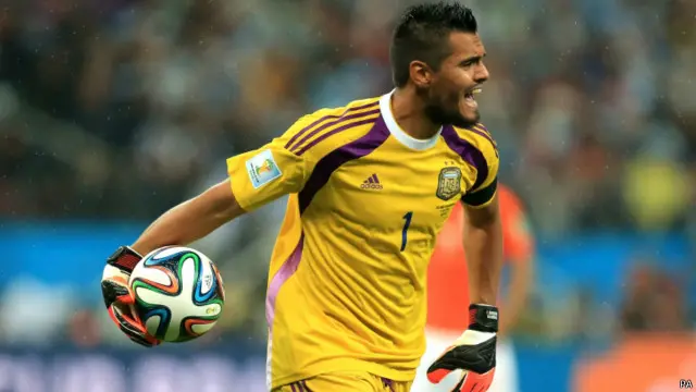 Sergio Romero. 