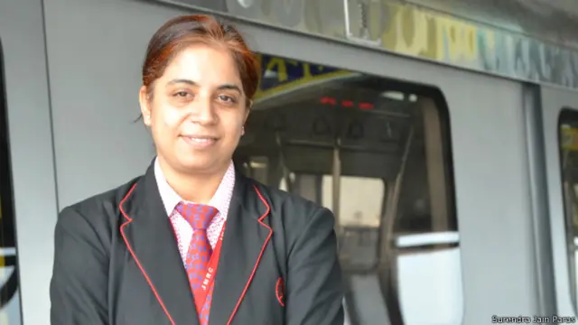 मीना सोनी, मेट्रो ड्राइवर, जयपुर, राजस्थान