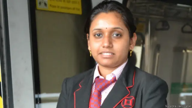 मीना सोनी, मेट्रो ड्राइवर, जयपुर, राजस्थान