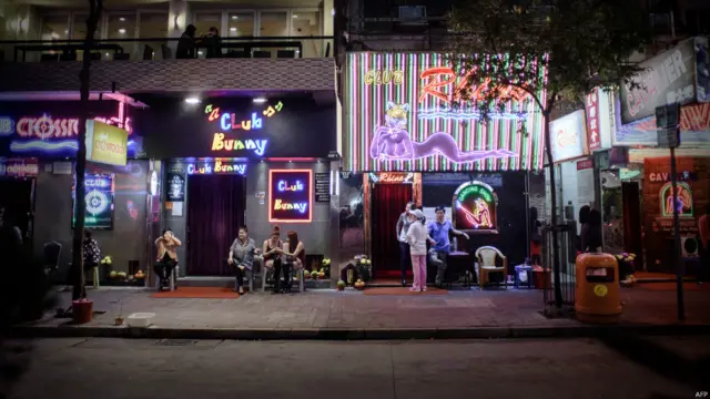 香港湾仔的酒吧区(资料图片)