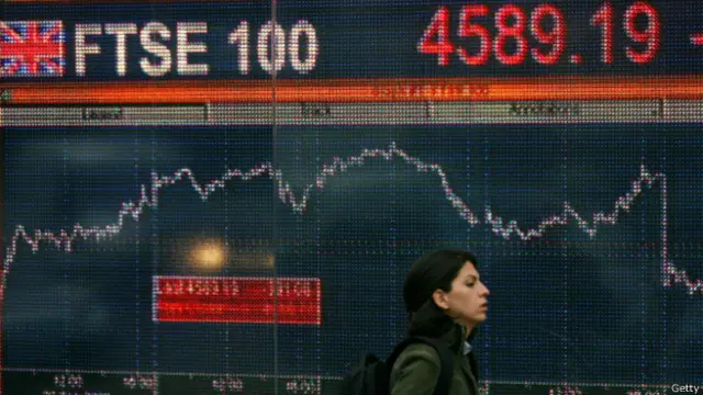 2008年10月6日伦敦股市暴跌8.65％