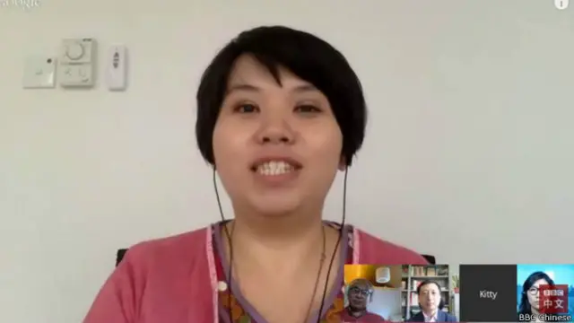 香港記者何雪莹