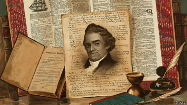 Ноа Вебстер, який склав найбільший словник американської англійської та провів багато мовних реформ, боровся за незалежність американського варіанту англіської мови
