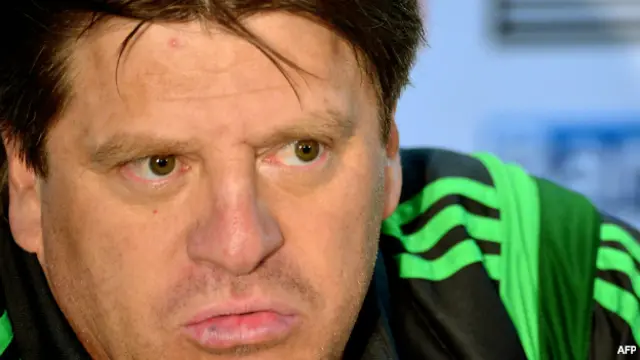 Miguel Herrera, DT de la selección mexicana de fútbol