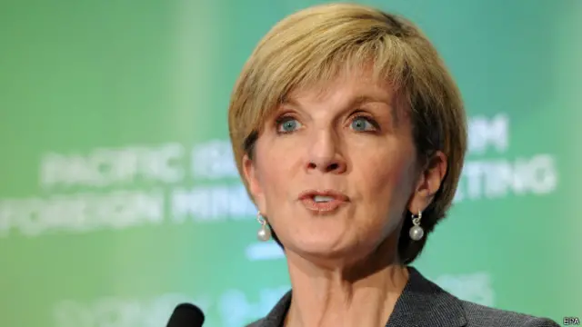 澳大利亚外长毕晓普。