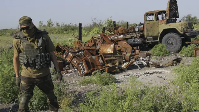 روس مشرقی یوکرین میں فوجی مداخلت کے الزامات کی تردید کرتا ہے