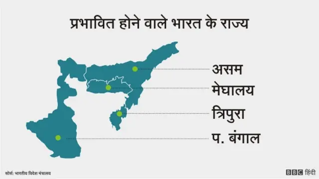 भारत-बांग्लादेश भू-सीमा समझौता, ग्राफ़िक्स
