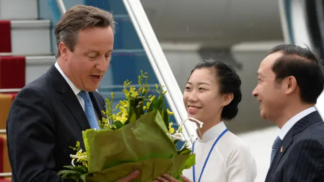 Thủ tướng Anh David Cameron đã trở thành Thủ tướng Anh đầu tiên thăm Việt Nam ngày 29/7.
