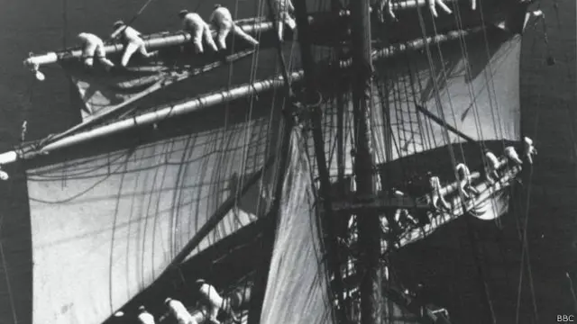 Mastil del buque escuela