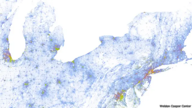 Áreas urbanas del noreste