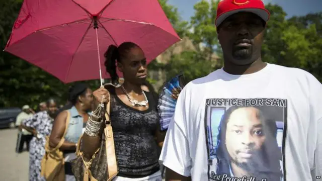 مراسم ترحیم ساموئل دوبوز در سینسیناتی