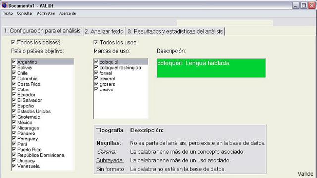Programa Variación Léxica Internacional del Español (Valide)