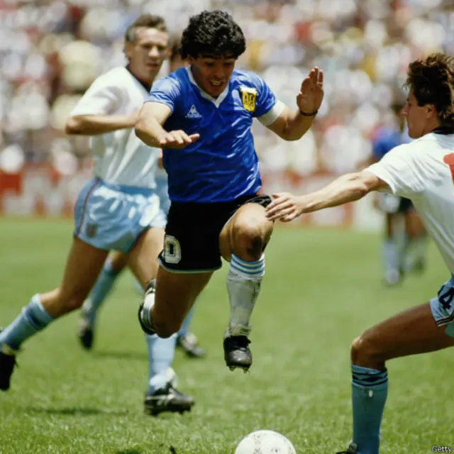 Pemain kelahiran 1960 ini sering dianggap sebagai salah-seorang pemain terbesar di dunia sepak bola sepanjang masa, bersaing dengan bintang Brasil, Pele.