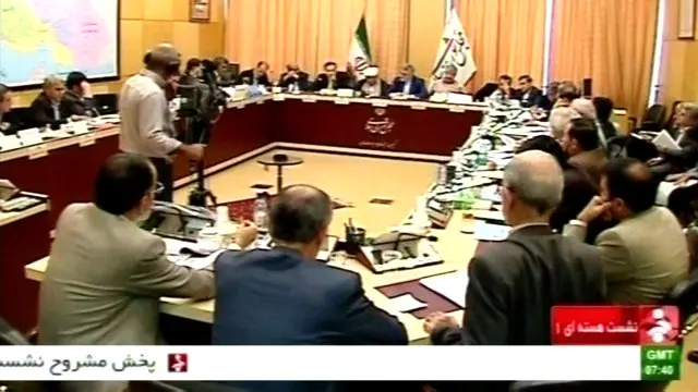 تلویزیون ایران امروز جلسه روز یکشنبه را پخش کرده است