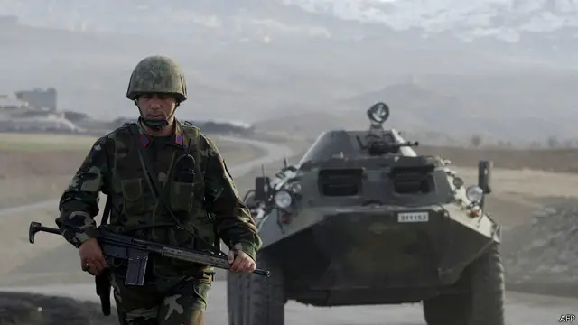 سرباز ارتش ترکیه در نزدیکی مرز با عراق (عکس آرشیوی)