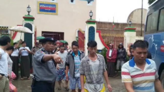 Prisoners released from Myitkyina
