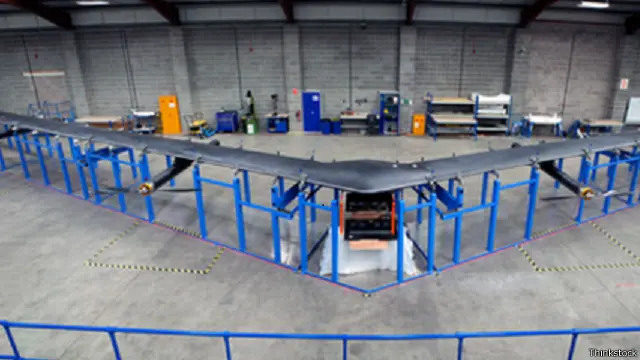 فیس بک کا انٹرنیٹ ڈرون 90 دن تک فضا میں رہنے کی صلاحیت رکھتا ہے