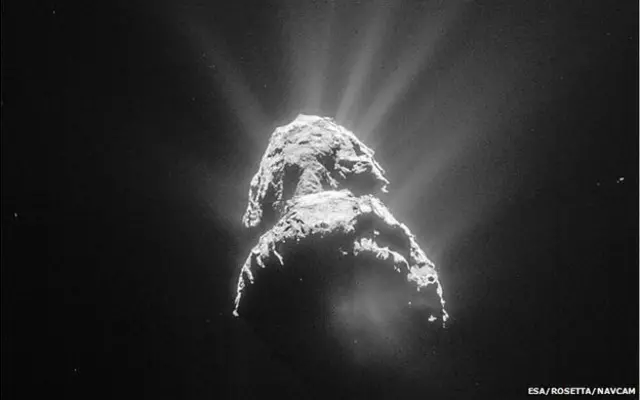 Otra imagen del 67P