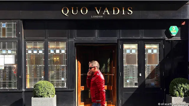 Кафе Quo Vadis в лондонском районе Сохо