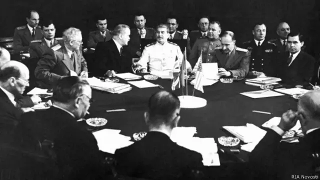 Заседание Потсдамской конференции
