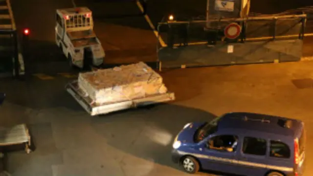 Transporte de parte encontrada