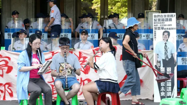 反黑箱课纲学生抗议