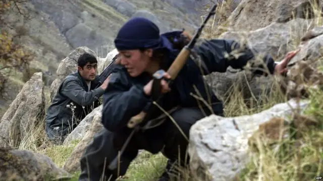 پ ک ک پایگاههایی در مناطق شمالی عراق دارد