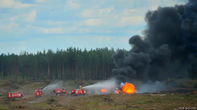 Катастрофа вертолета в Рязанской области