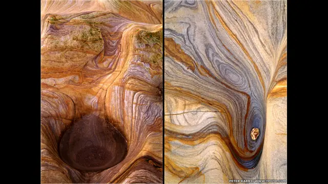 پیٹر کیری نے یہ تصاویر کسی خشک صحرائی وادی میں نہیں بلکہ شمالی انگلینڈ میں لی ہیں۔ 