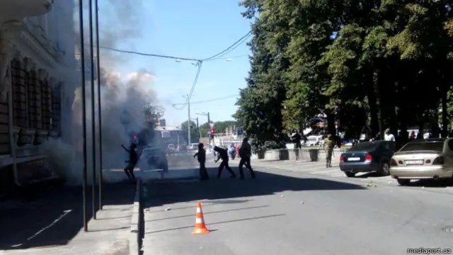 Остання спроба "Опозиційного блоку" зареєструвати свій харківський осередок закінчилася сутичками