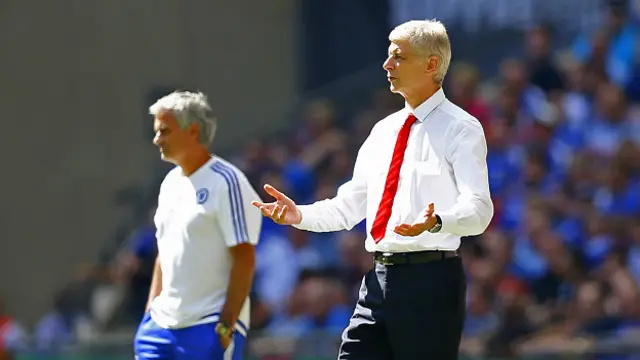 Wenger y Mourinho