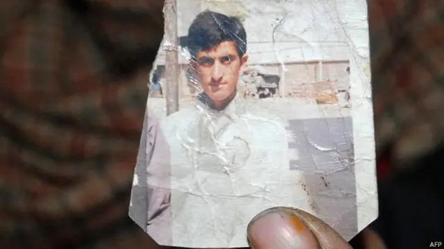 Foto de Shafqat Hussain, diez años antes de su ejecución