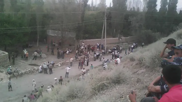 Көк-Таш айылындагы жаңжал, сүрөт архивден алынды