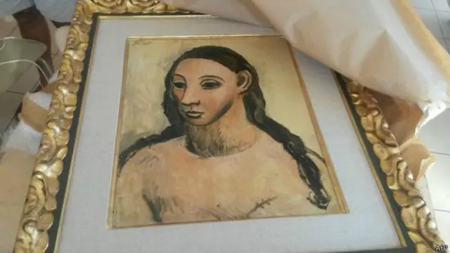 هذه اللوحة من الأعمال الأولى لبيكاسو